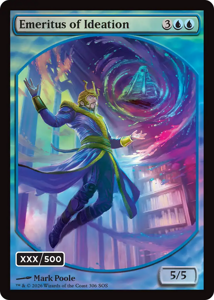 Emeritus of Ideation // Ancestral Recall - Serialized - Full Art [SOS-306]
