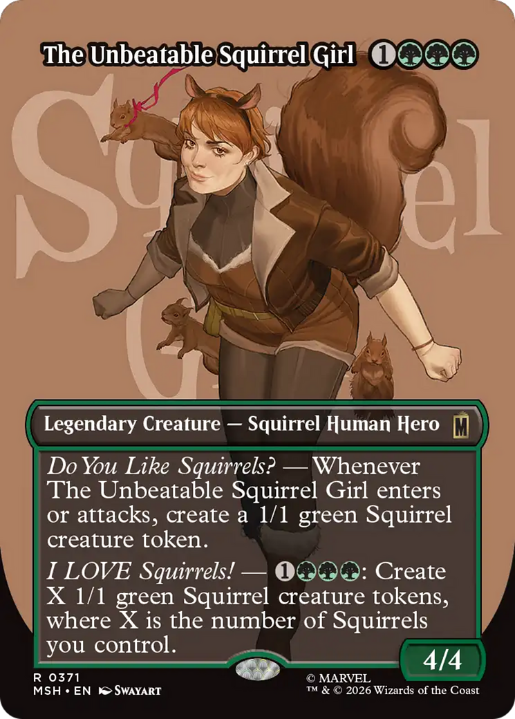 The Unbeatable Squirrel Girl - Borderless [MSH-371]