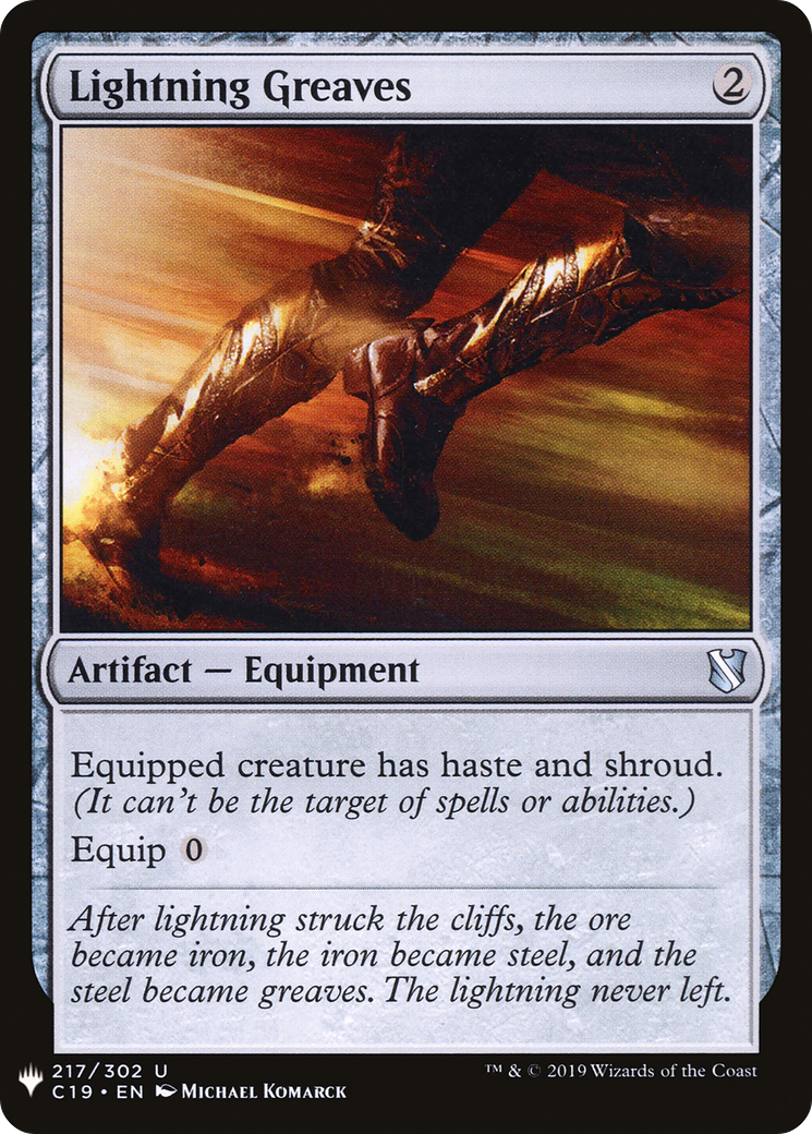 Lightning Greaves [PLST-C19-217]