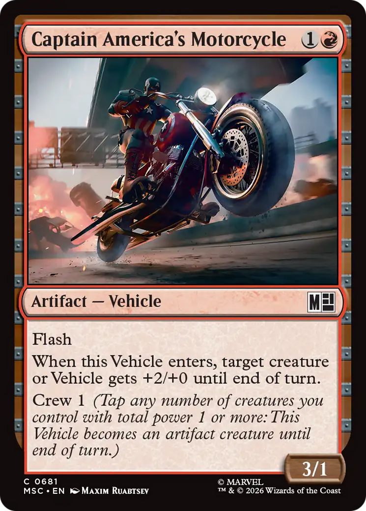 Captain America's Motorcycle [MSC-681]