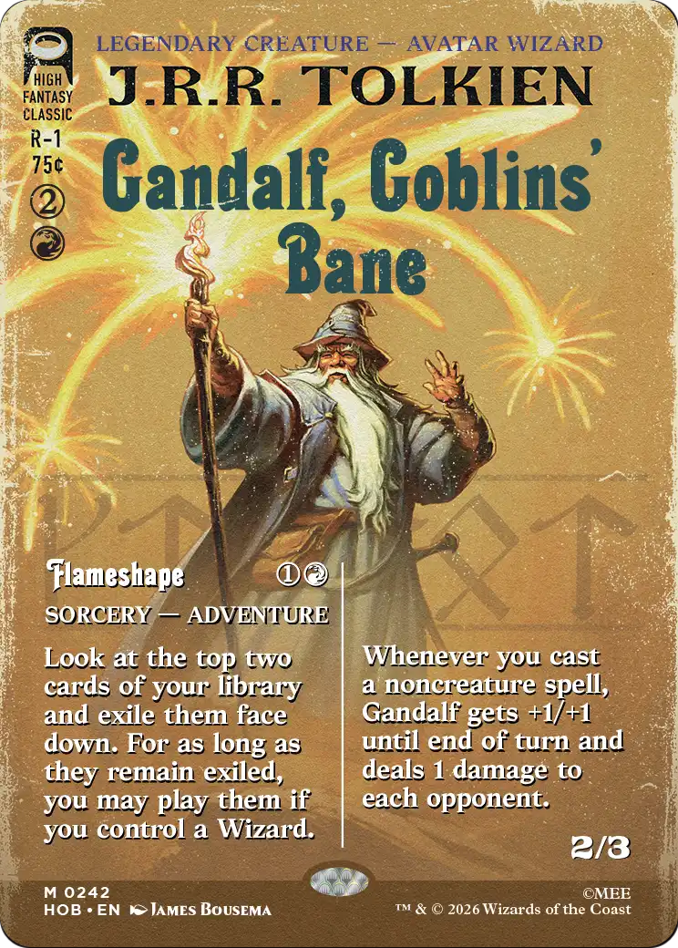 Gandalf, Goblins' Bane // Flameshape [HOB-242]