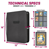Top Loader Binder 3x3 216 Card holder
