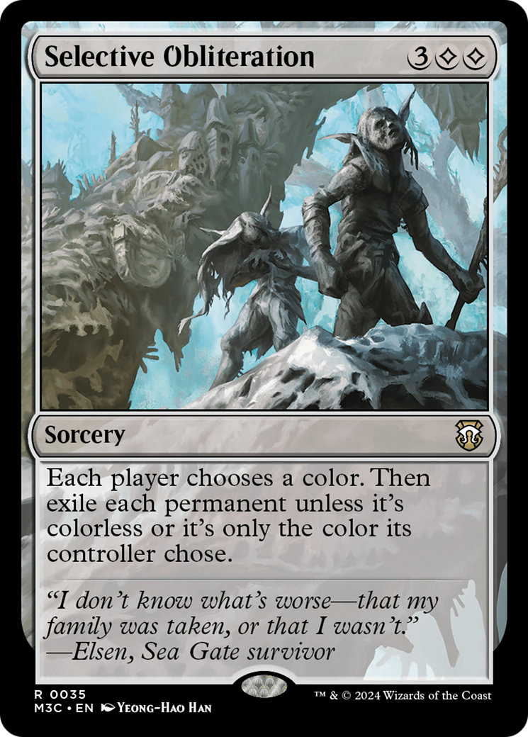 Selective Obliteration [M3C-35]