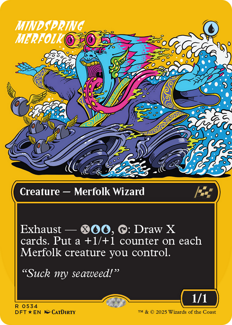 Mindspring Merfolk - Borderless - First Place Foil [DFT-534]