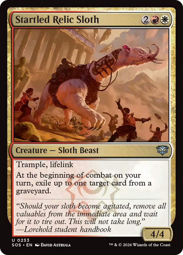 Startled Relic Sloth [SOS-233]
