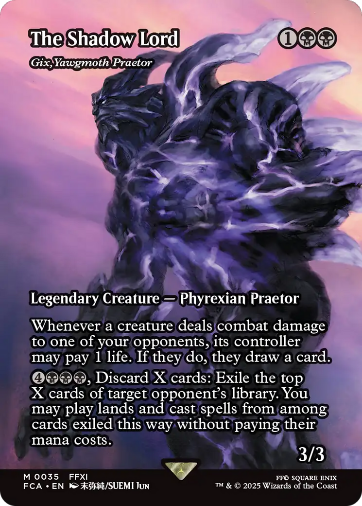 Gix, Yawgmoth Praetor - Borderless - Full Art [FCA-35]
