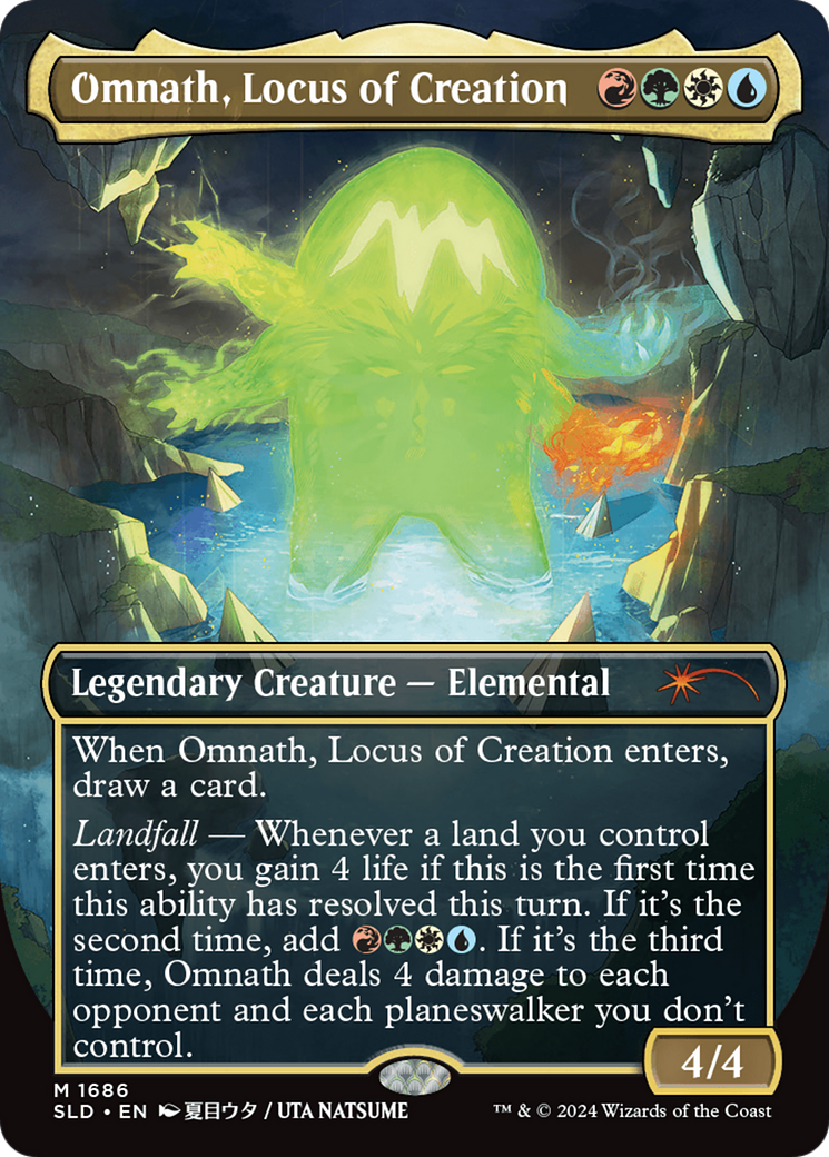 Omnath, Locus of Creation - Borderless - Full Art [SLD-1686]