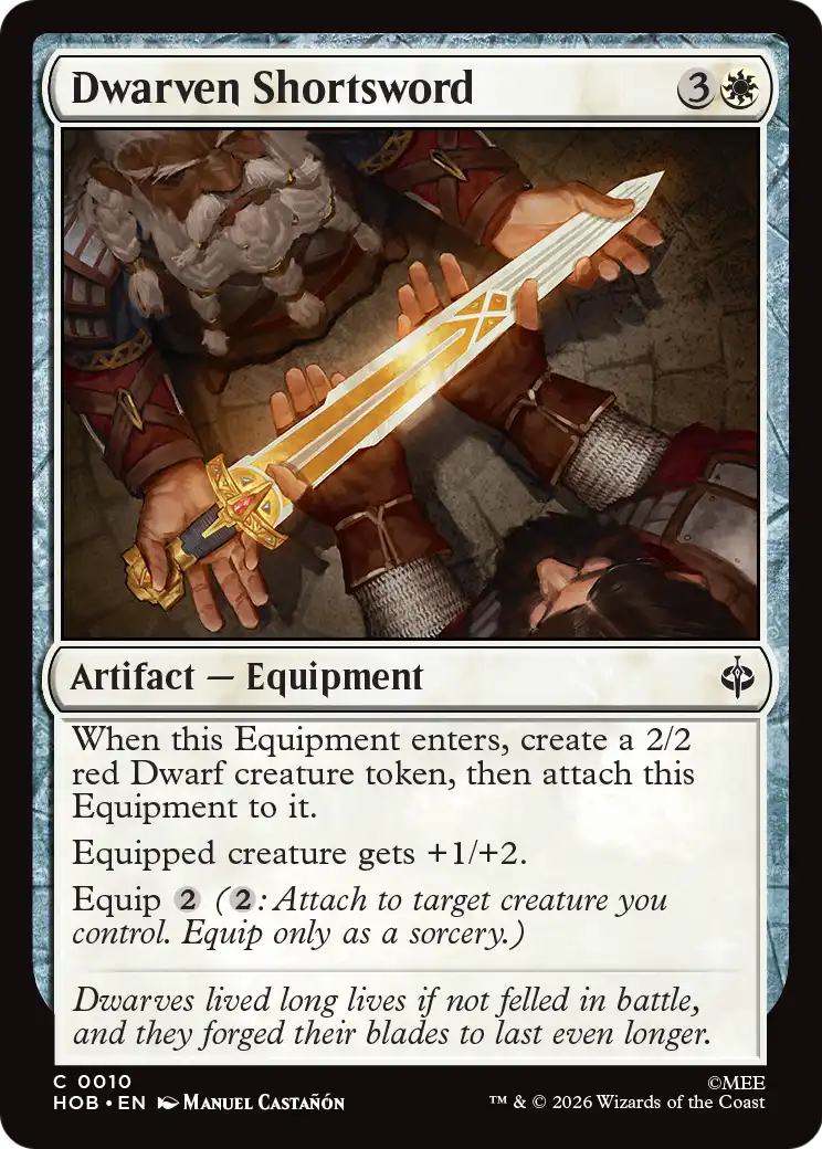 Dwarven Shortsword [HOB-10]