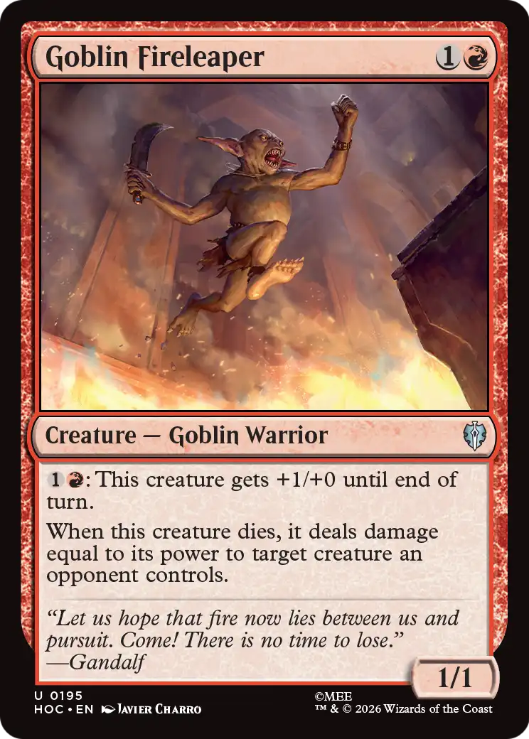 Goblin Fireleaper [HOC-195]