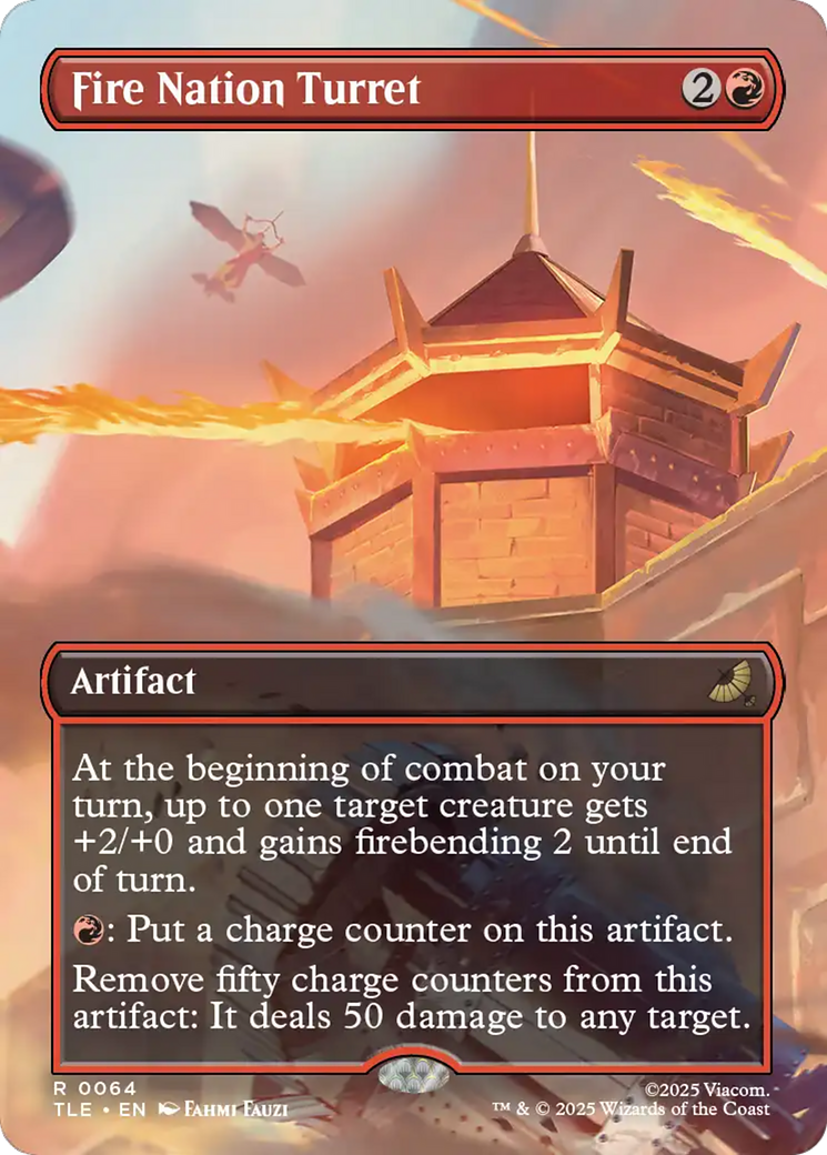 Fire Nation Turret - Borderless [TLE-64]