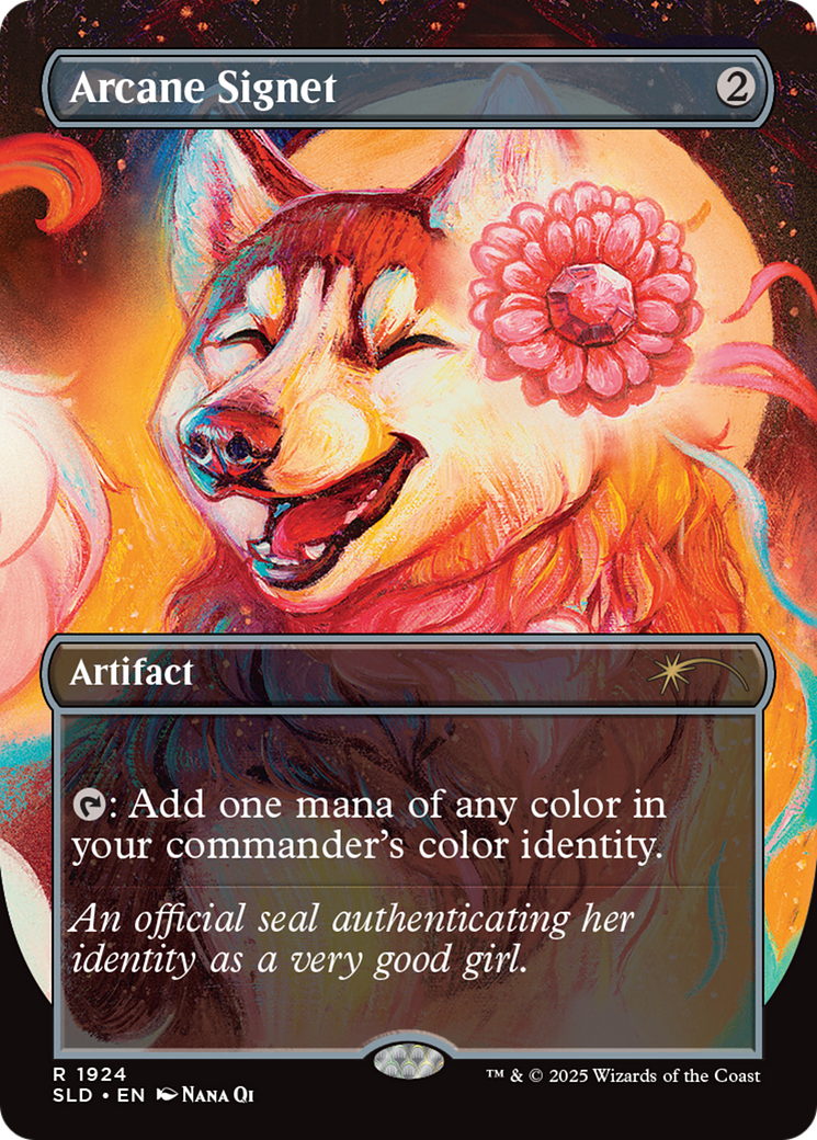 Arcane Signet - Borderless - Full Art [SLD-1924]