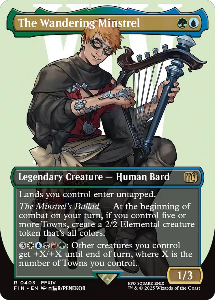 The Wandering Minstrel - Borderless - Full Art [FIN-403]