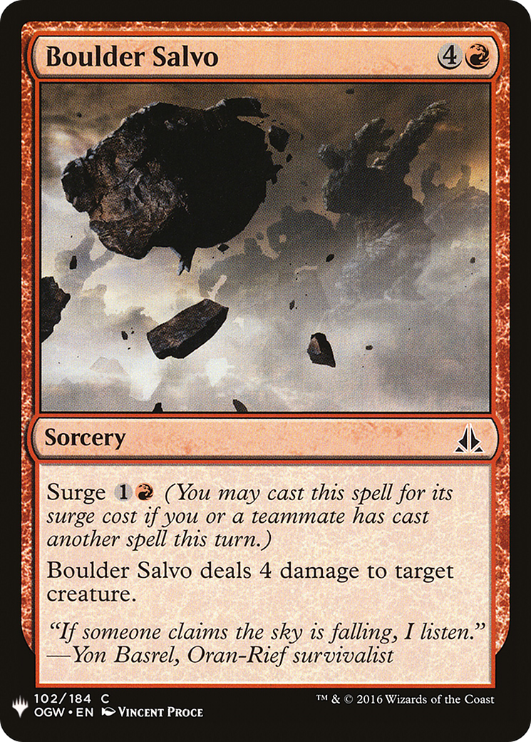 Boulder Salvo [PLST-OGW-102]
