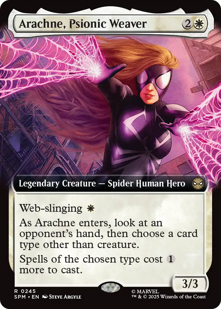 Arachne, Psionic Weaver - Extended Art [SPM-245]