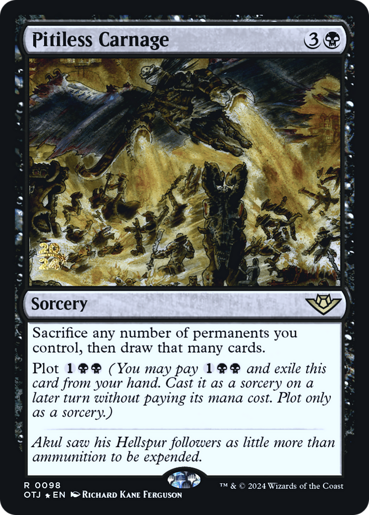 Pitiless Carnage - Prerelease Promo [POTJ-98s]