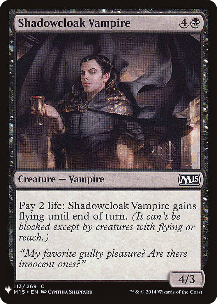 Shadowcloak Vampire [PLST-M15-113]