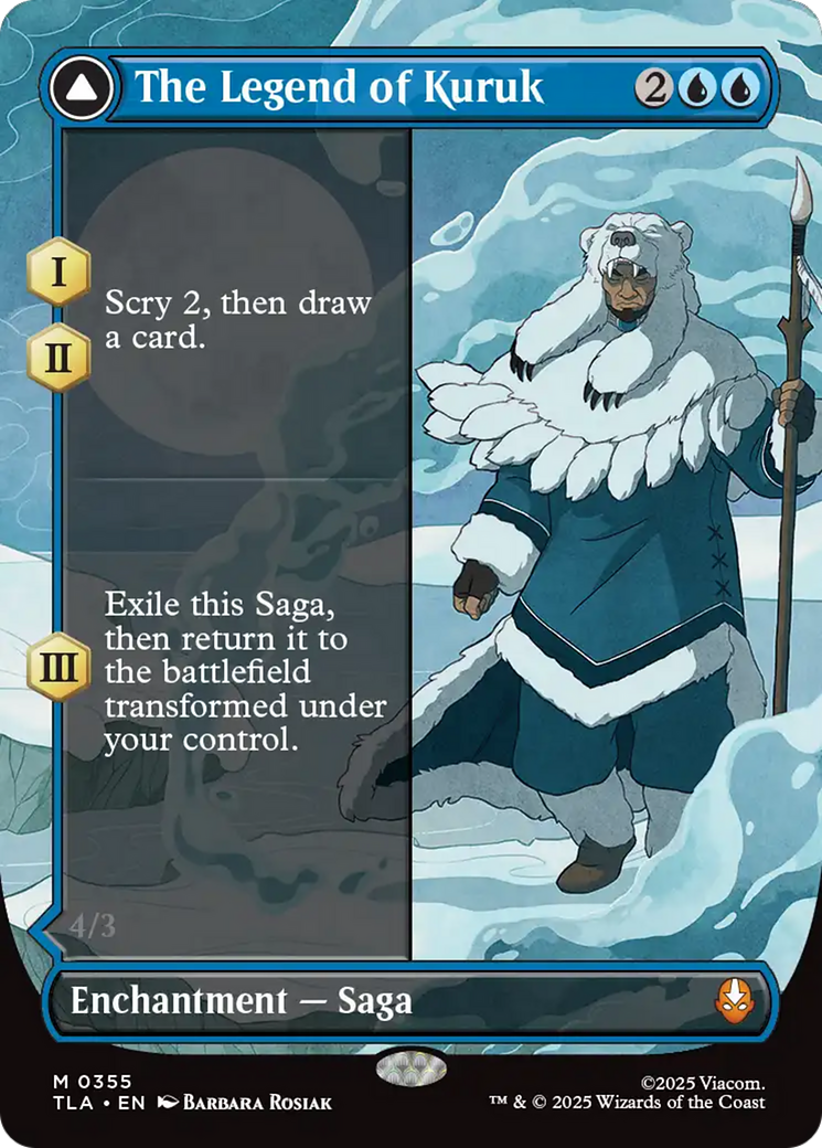 The Legend of Kuruk // Avatar Kuruk - Borderless - Full Art [TLA-355]