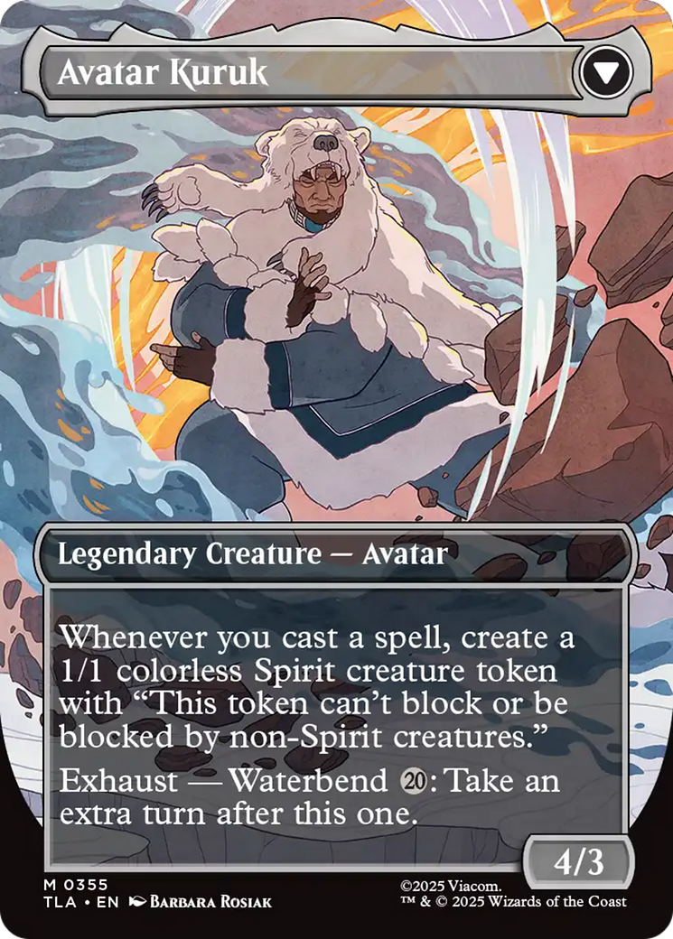 The Legend of Kuruk // Avatar Kuruk - Borderless - Full Art [TLA-355]