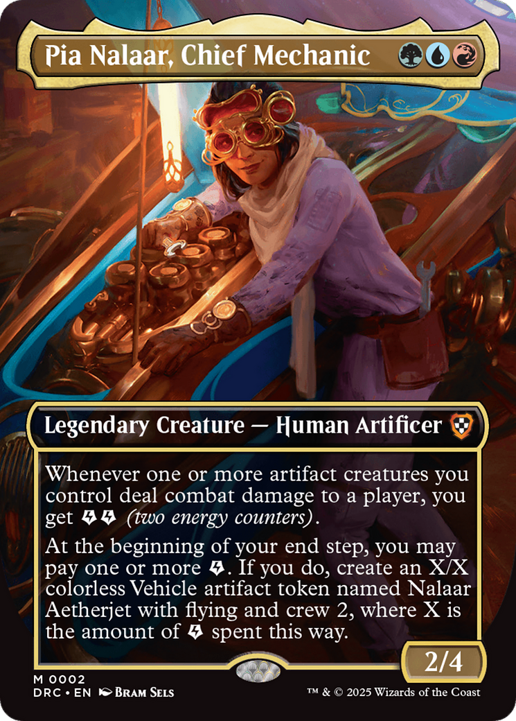Pia Nalaar, Chief Mechanic - Borderless - Full Art [DRC-2]