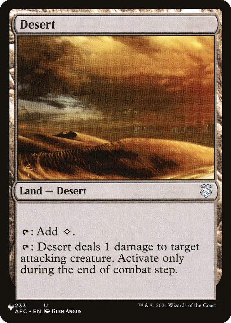 Desert [PLST-AFC-233]