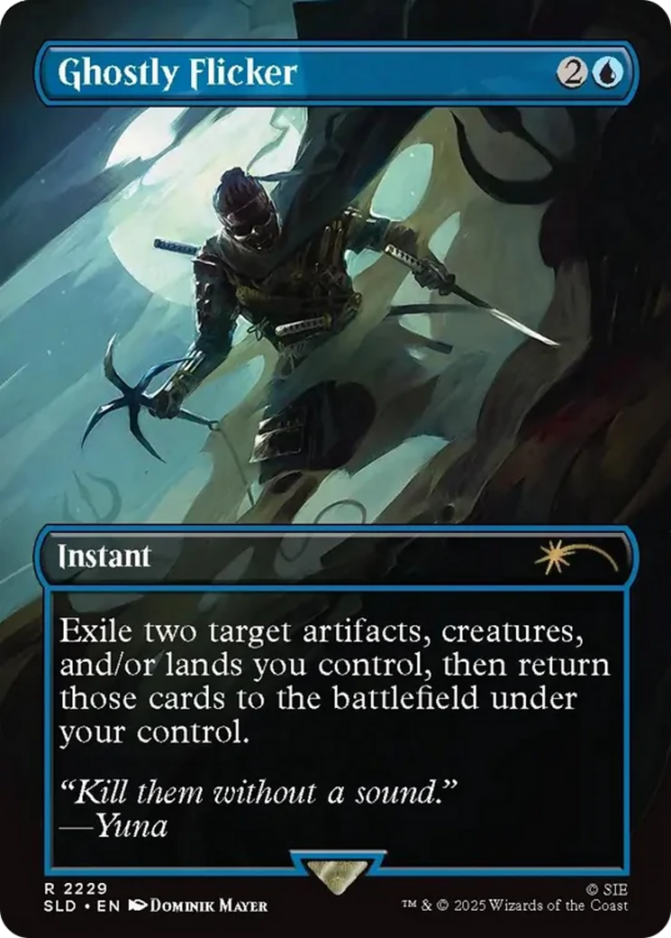 Ghostly Flicker - Borderless - Full Art [SLD-2229]