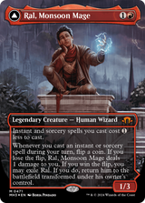 Ral, Monsoon Mage // Ral, Leyline Prodigy - Borderless - Textured Foil [MH3-471]