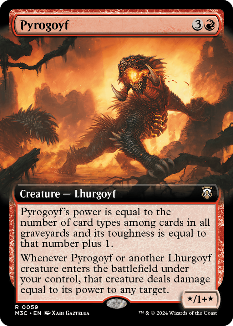 Pyrogoyf - Extended Art [M3C-59]