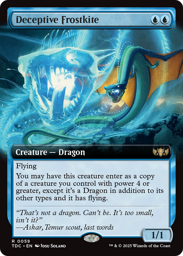 Deceptive Frostkite - Extended Art [TDC-59]