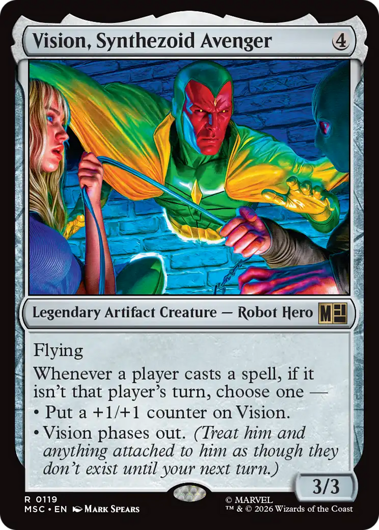 Vision, Synthezoid Avenger [MSC-119]