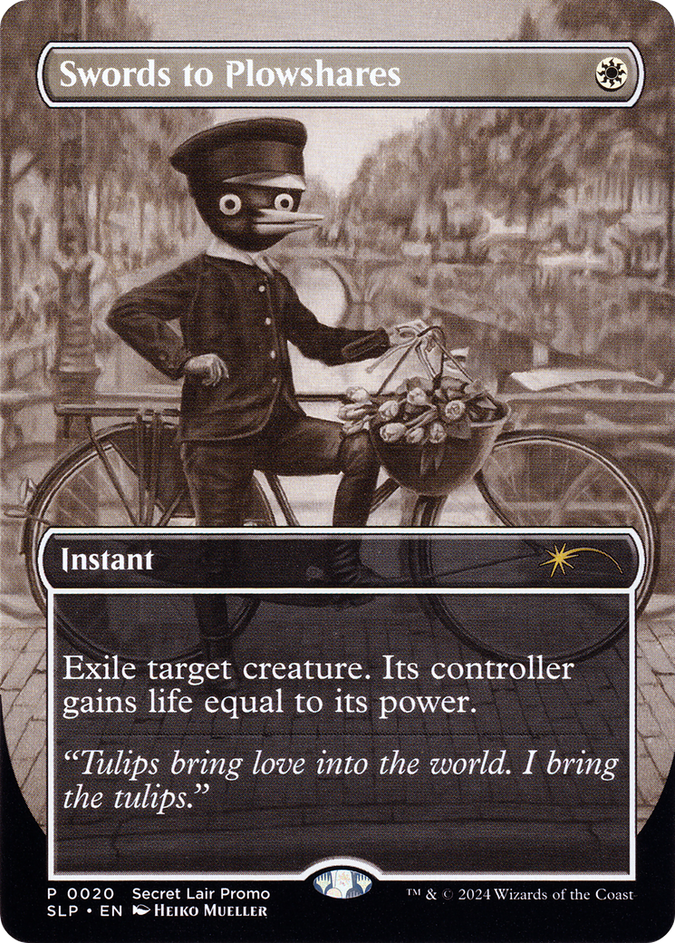 Swords to Plowshares - Borderless - Full Art - Promo [SLP-20]