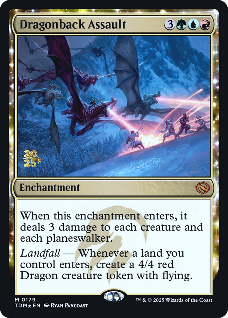 Dragonback Assault - Prerelease Promo [PTDM-179s]