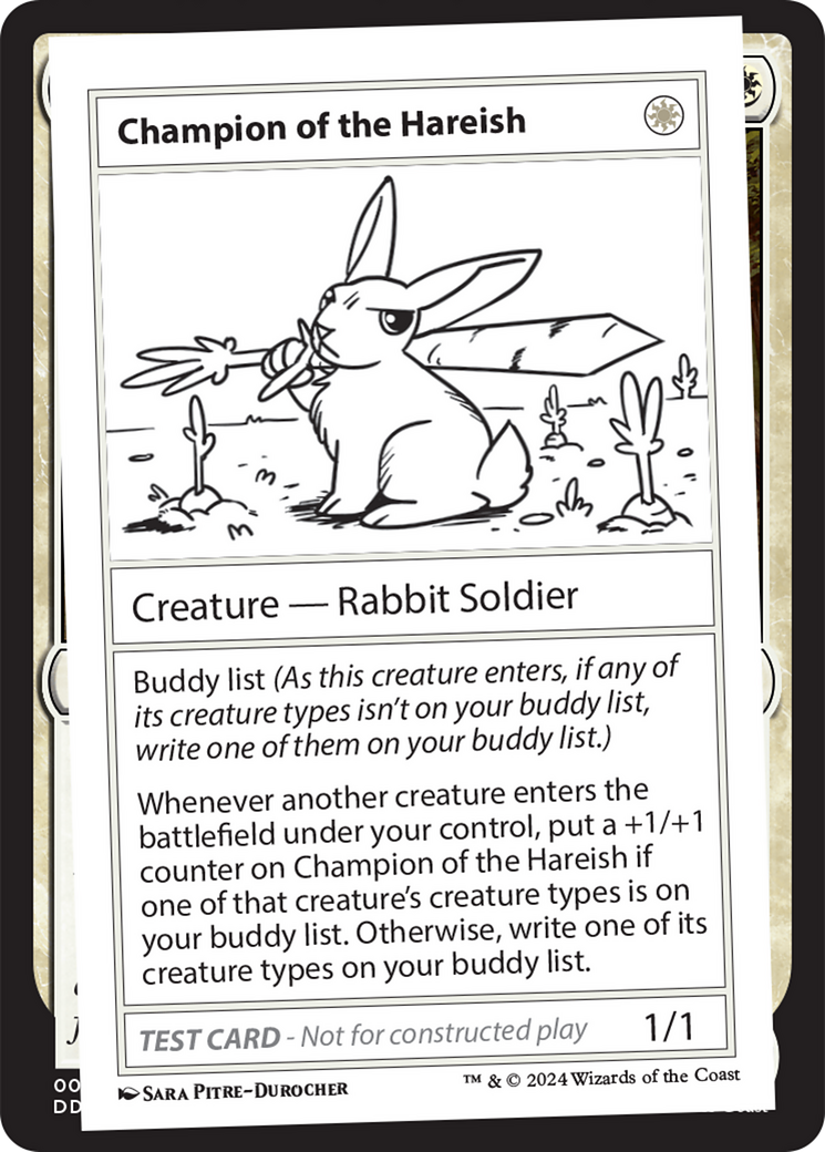 Champion of the Hareish [MB2-511]
