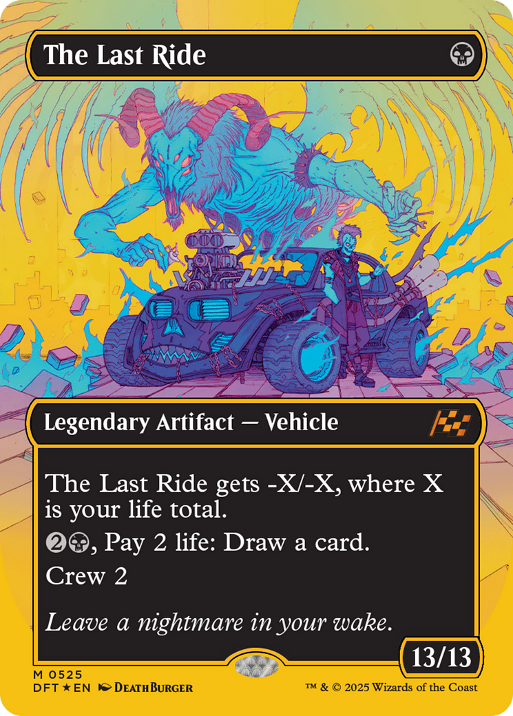 The Last Ride - Borderless - First Place Foil [DFT-525]