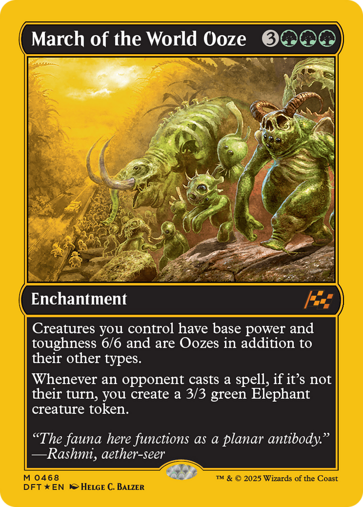 March of the World Ooze - First Place Foil [DFT-468]