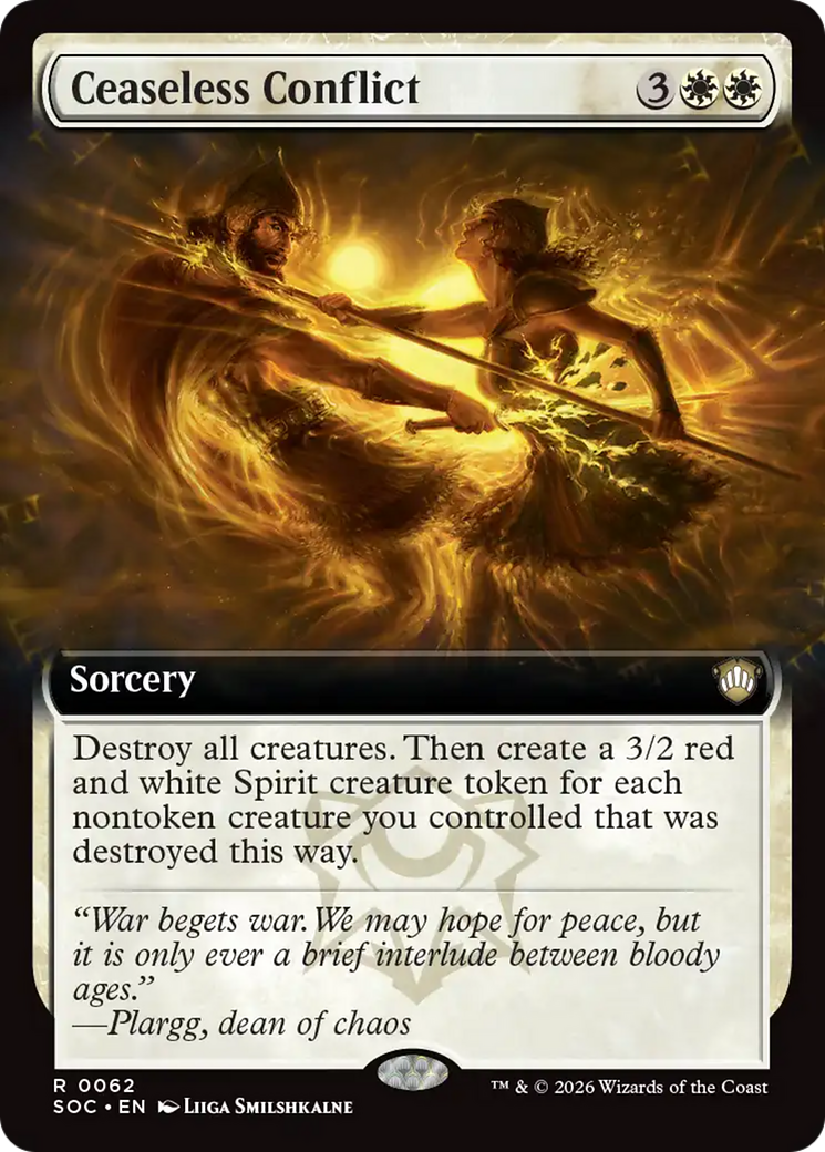 Ceaseless Conflict - Extended Art [SOC-62]