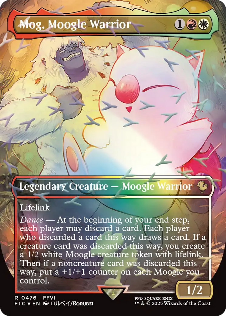 Mog, Moogle Warrior - Borderless - Full Art [FIC-476]