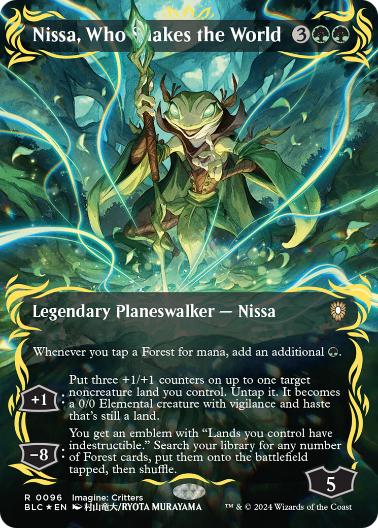Nissa, Who Shakes the World - Borderless [BLC-96]