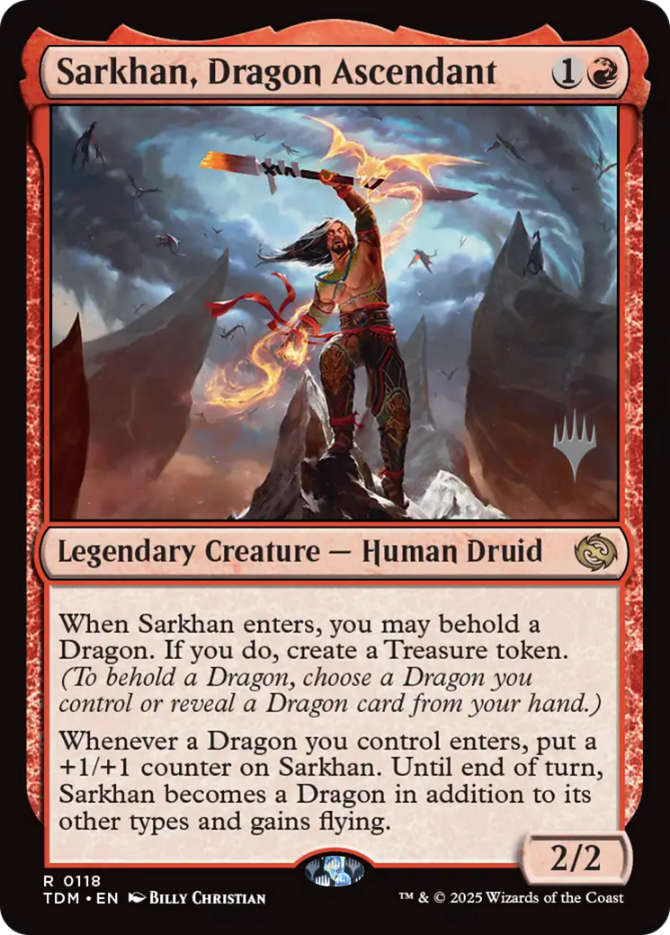 Sarkhan, Dragon Ascendant - Promo Pack [PTDM-118p]