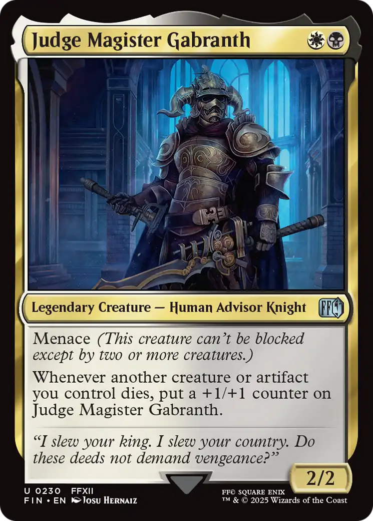 Judge Magister Gabranth [FIN-230]