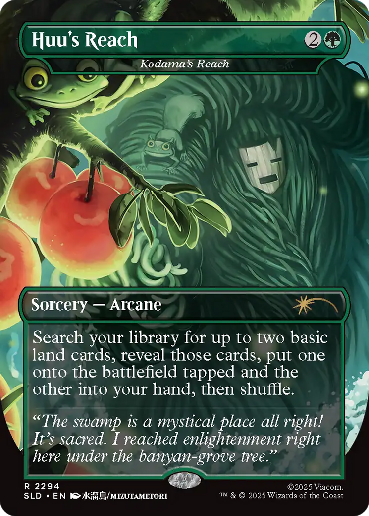 Kodama's Reach - Borderless - Full Art [SLD-2294]