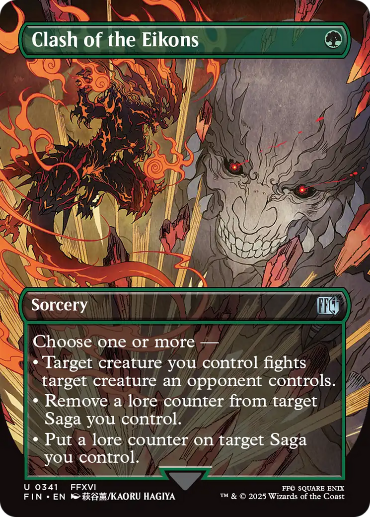 Clash of the Eikons - Borderless - Full Art [FIN-341]