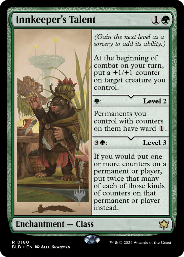 Innkeeper's Talent - Promo Pack [PBLB-180p]