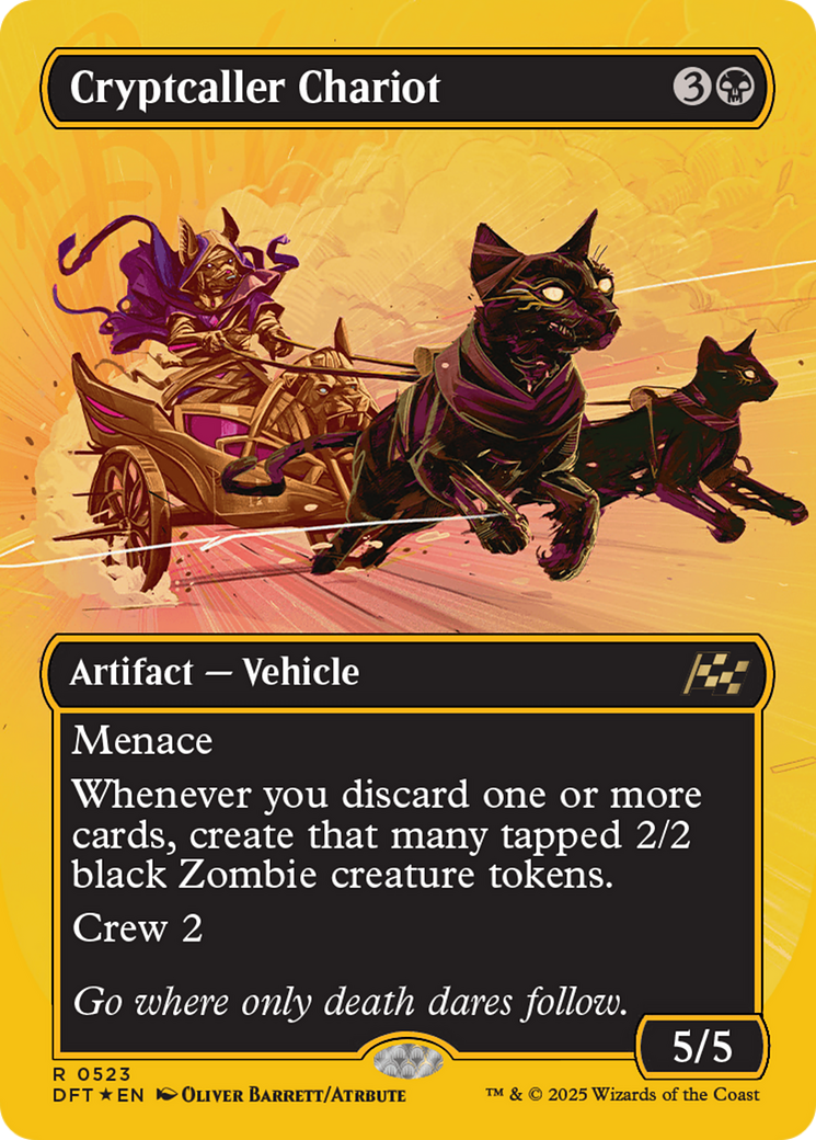 Cryptcaller Chariot - Borderless - First Place Foil [DFT-523]