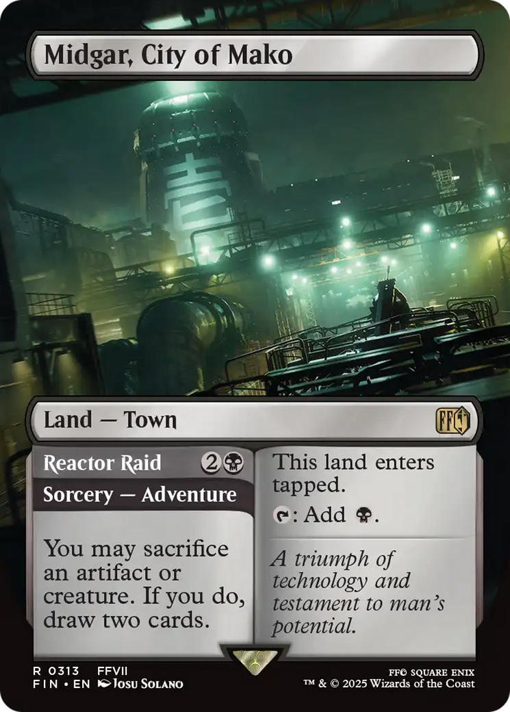 Midgar, City of Mako // Reactor Raid - Borderless - Full Art [FIN-313]