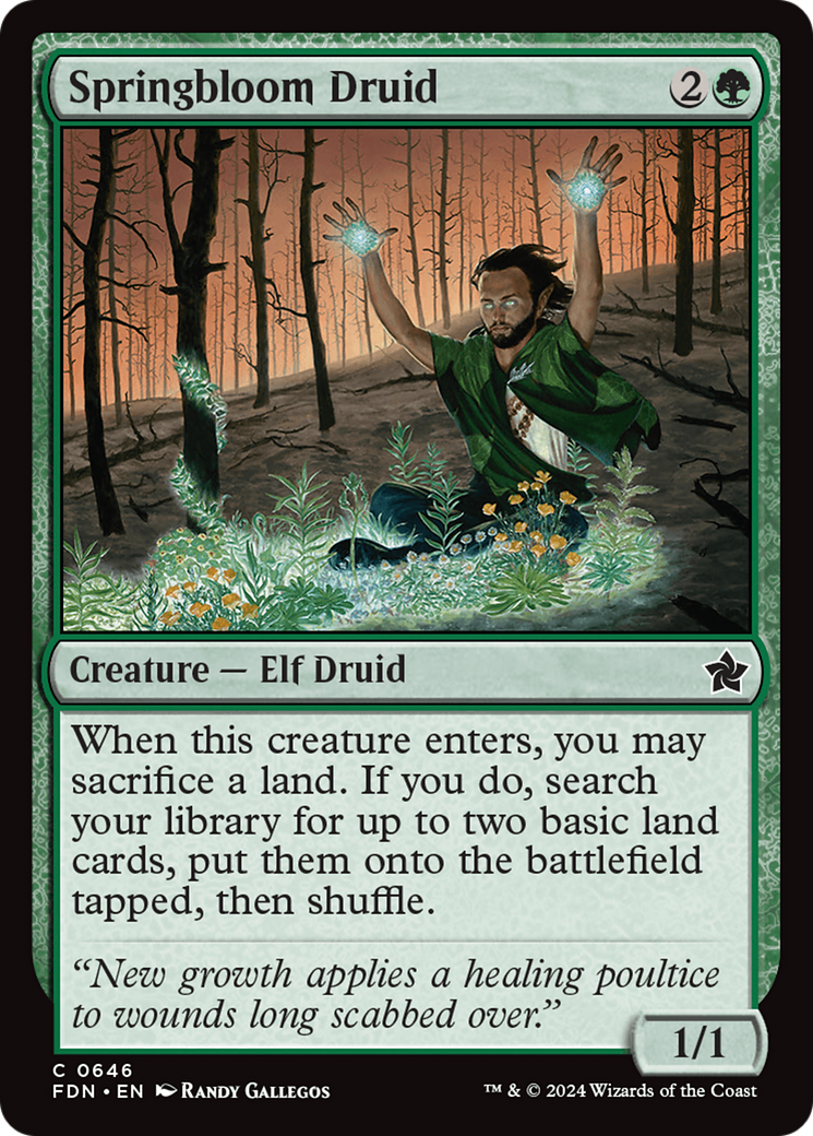 Springbloom Druid [FDN-646]