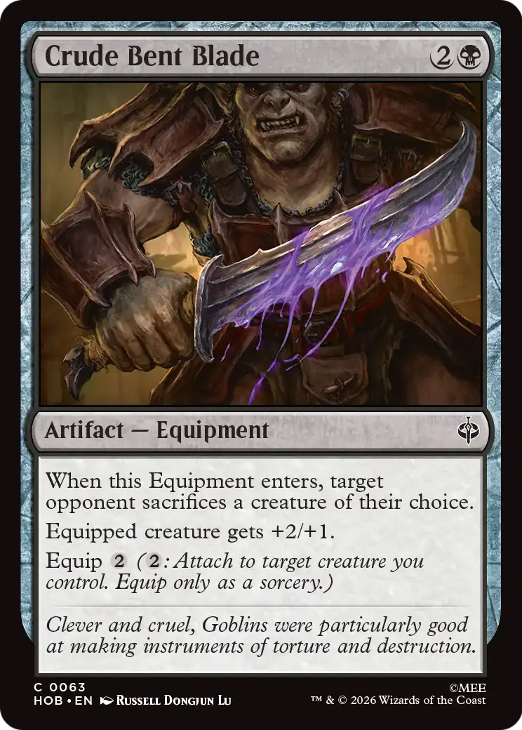 Crude Bent Blade [HOB-63]
