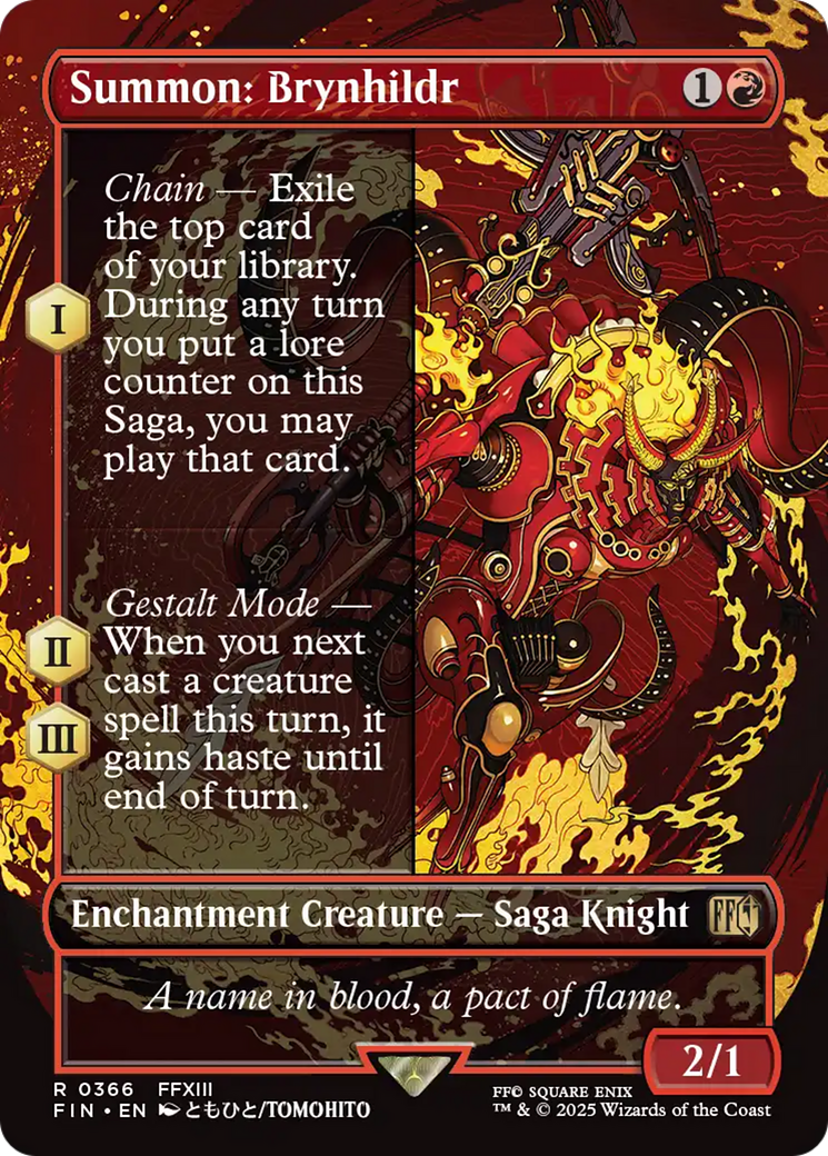 Summon: Brynhildr - Borderless - Full Art [FIN-366]