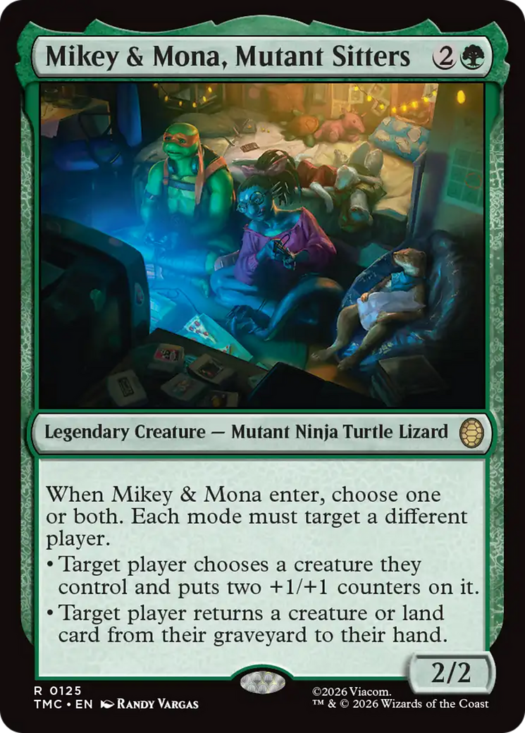 Mikey & Mona, Mutant Sitters [TMC-125]