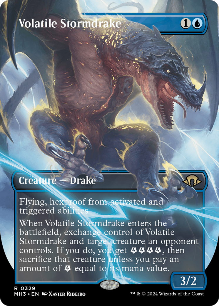Volatile Stormdrake - Borderless [MH3-329]