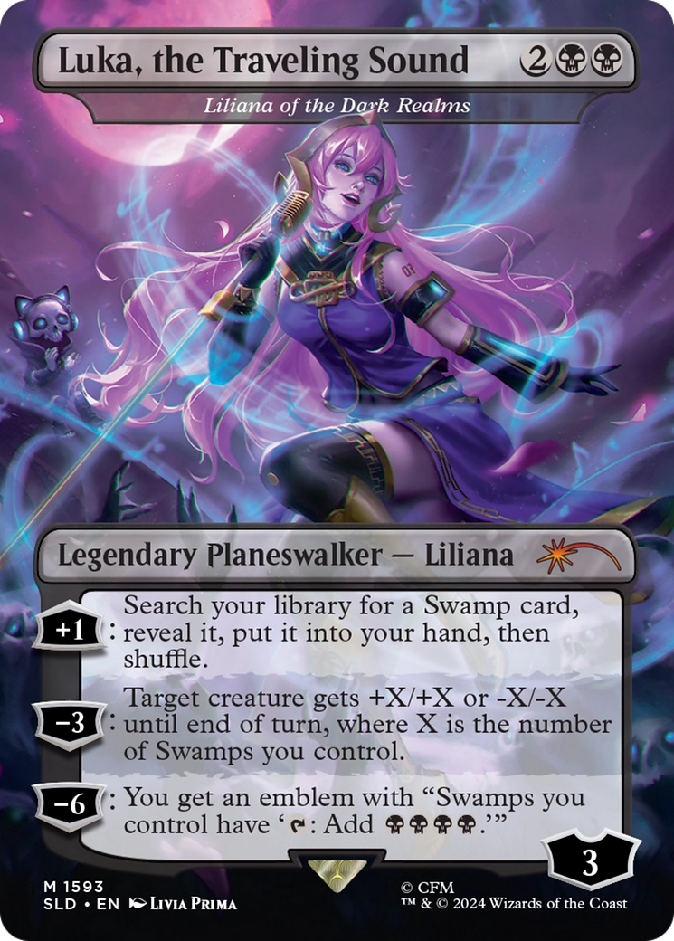 Liliana of the Dark Realms - Borderless [SLD-1593]
